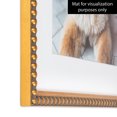 thumbnail image 3 of ArtToFrames 9" x 37" Gold Leaf with Bead Compo Picture Frame, 9x37 inch Gold Wood Poster Frame (WOM-4761), 3 of 8