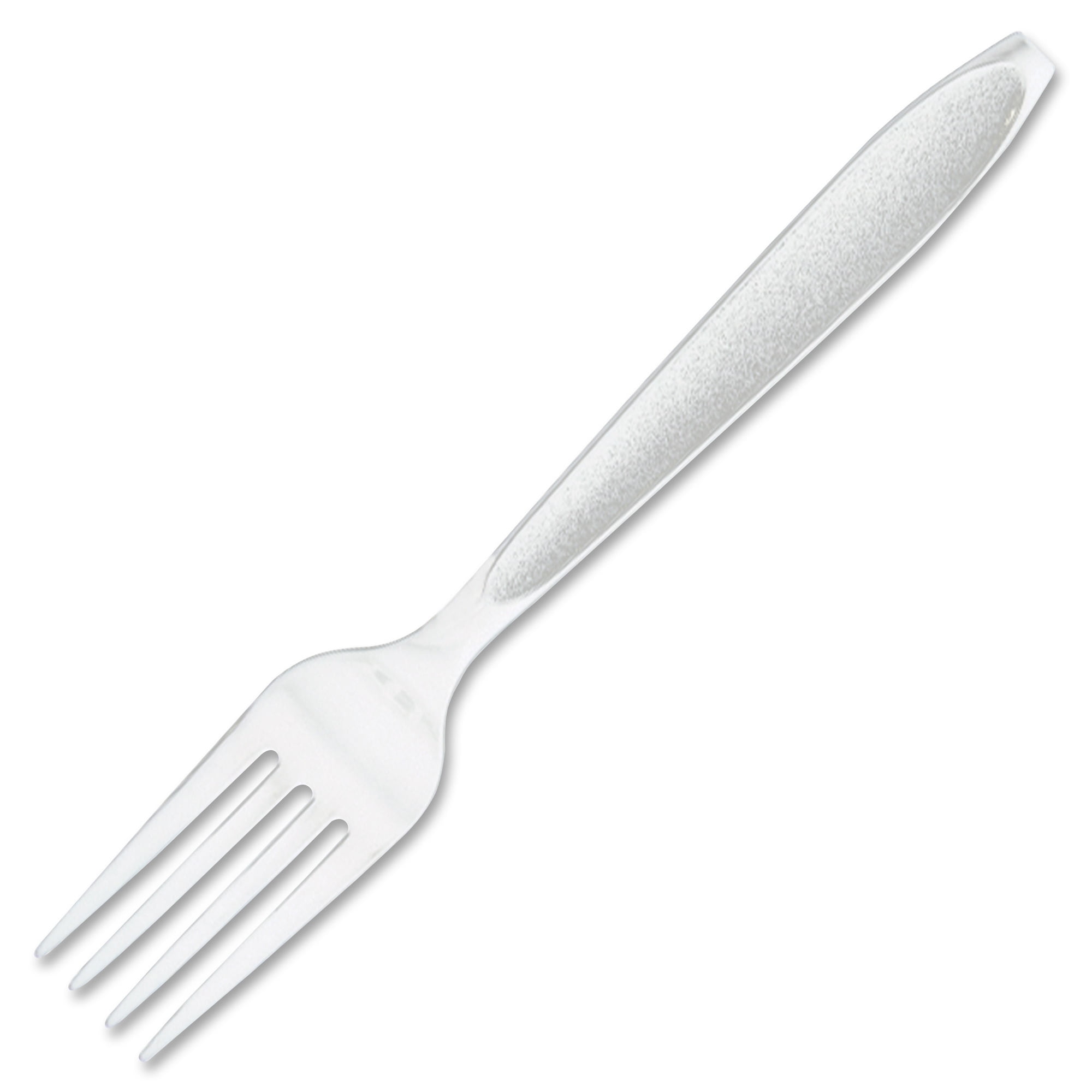 Dixie Plastic Cutlery Mediumweight Forks White 1000/Carton PFM21 