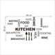 thumbnail image 2 of Adhesivos de pared, papel pintado de PVC impermeable con cita para cocina, 2 of 2