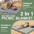 thumbnail image 4 of 2 in 1 Extra Large Boho Beach Blanket Towel Picnic Camp Mat Family Beach Trip Essentials Summer Vacation Must Have Travel Accessories Lake Day Necessities Stuff Thing Need Gear Gift Item Gadget 2026, 4 of 6