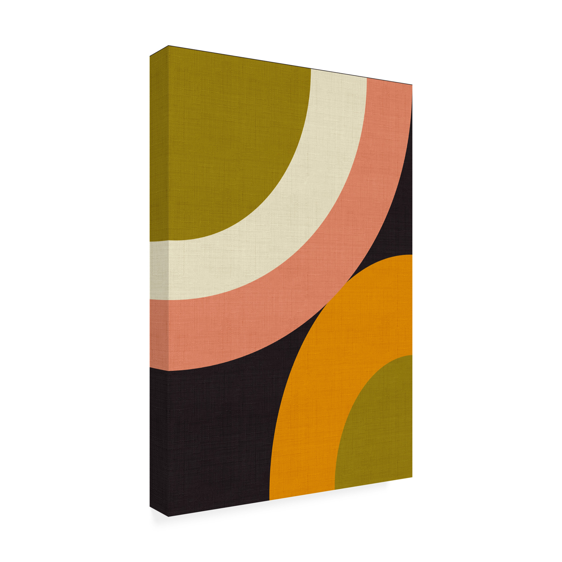 Trademark Fine Art Ana Rut Bre Geo Shapes Fall 21 Rounded Canvas Wall Art
