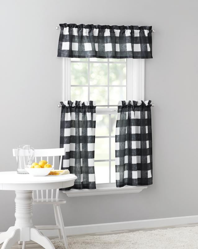 Colonial Star Valances available in 2 Colors Wine Check and Navy Ch Park Design 