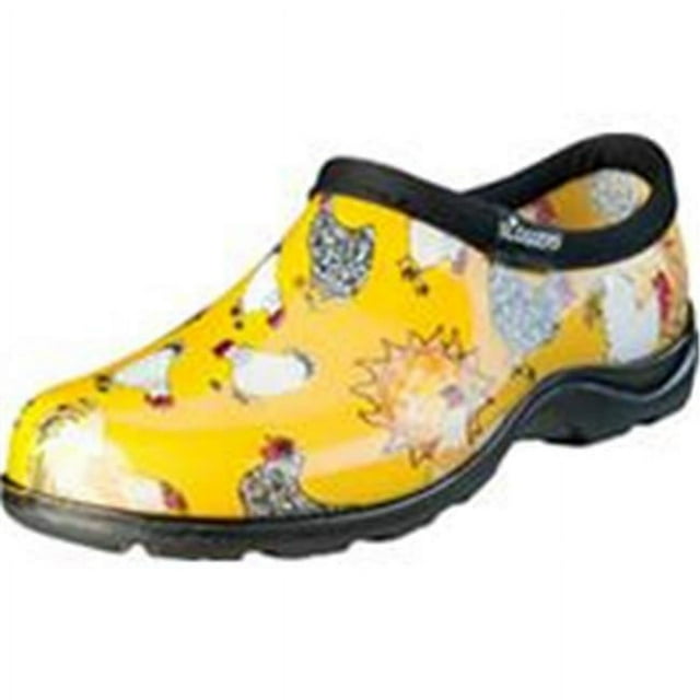 Principle Plastics 078125 Chaussures Confort Imperméables pour Femmes - Jaune Poulet - 6