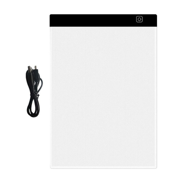 Caja de rastreo de luz de tablero LED de rastreo A4, tablero de almohadilla de seguimiento portátil, almohadilla de luz de rastreo LED para dibujar Atenuación continua