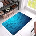 thumbnail image 3 of MKHERT Cool School of Hammerhead Fish in The Blue Galapagos Doormat Rug Home Decor Floor Mat Bath Mat 30x18 inch, 3 of 3
