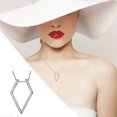 thumbnail image 3 of Collar En Forma De V Collar Adorno Significado Para Regalos Niñas Mujeres Collar, 3 of 5