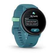 Garmin Bounce 2 Kids GPS Smartwatch, Turquoise Bundle