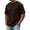Coffee, variant on Men's Casual T-Shirts Classic Short Sleeve Waffle Knit Tees Crewneck Solid Tee Shirts Black 2XL
