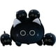 thumbnail image 1 of Peluche Gudisi con forma de gato negro con 4 gatitos, 40 cm, 1 of 6