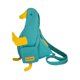 thumbnail image 4 of Bolso bandolera tipo pato con cremallera, ligero y ajustable. verde, 4 of 9