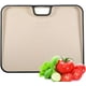 thumbnail image 1 of Tabla de cortar multifunción, tabla de cortar de plástico de paja de trigo para cocina, tabla de cortar apta para lavavajillas con ranuras para jugo, bloque de cortar de frutas antideslizante para el, 1 of 6
