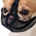 thumbnail image 3 of GASTROPOD Dog Muzzle, Soft Mesh Muzzles for Small Medium Dogs Shih Tzu Pug English Bulldog, Breathable Dog Mouth Guard for Biting Chewing Grooming, Allow Panting, 3 of 7