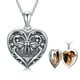 thumbnail image 1 of Collar SOULMEET con medallón de abeja en forma de corazón en plata de ley, 1 of 6