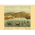 thumbnail image 2 of Bosqui 18x14 Gold Ornate Wood Framed with Double Matting Museum Art Print Titled - San Francisco California - Bosqui 1847, 2 of 4