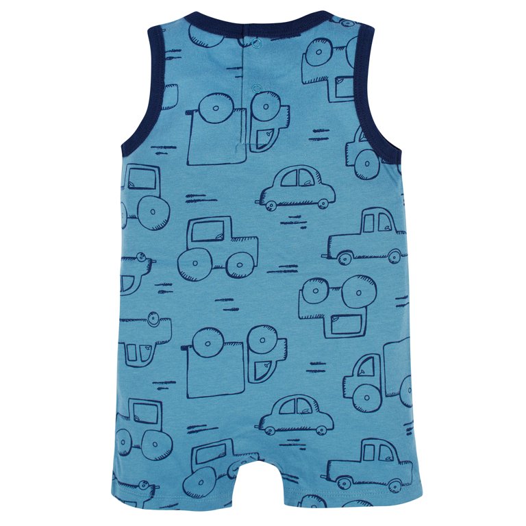 Onesies Brand Baby Boy Short Sleeve and Sleeveless Rompers, 3-Pack (0/3  Months - 24 Months) 