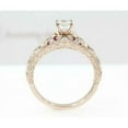 thumbnail image 3 of 2Ct Asscher Cut Simulated Diamond 14K Rose Gold Plated Engagement Wedding Ring -6, 3 of 4