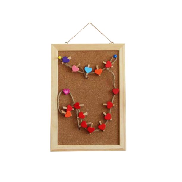 Delicate Photo Wall Cork Board Bulletin Board Message Boards Wooden