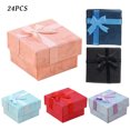 thumbnail image 1 of Guardurnaity Caja de regalo de 24 uds, bolsa de dulces de Chocolates personalizada, caja de joyería para pendientes, cajas de Navidad para bodas y Ropa, zapatos y accesorios Miscelánea 6 colores, 1 of 6