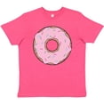 thumbnail image 3 of Inktastic Pink Donut, Donut With Colorful Sprinkles, Frosting Youth T-Shirt, 3 of 5