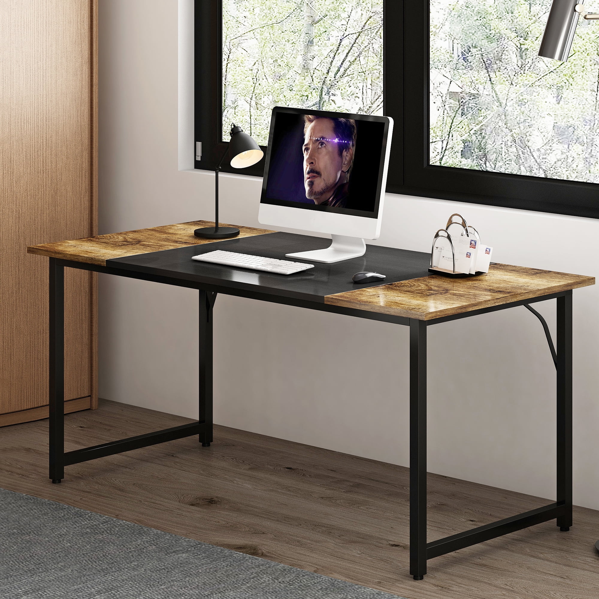 Computer Desk Laptop PC Table Contemporary Design Home Office Workstation New 
