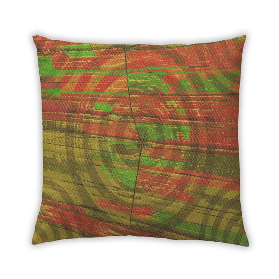 Ahgly Company Outdoor Square Contemporary Throw Pillow, 18 inch by 18 inch