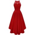 thumbnail image 2 of Vestido Bbonlinedress rojo Hi-Lo para cóctel, noche de graduación, boda, XS, 2 of 6