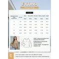 thumbnail image 6 of Eytino Womens Sweatshirt Oversized Casual Crew Neck Loose Corduroy Sweatshirt Pullover Fashion Long Sleeve Comfy Tops, 6 of 7