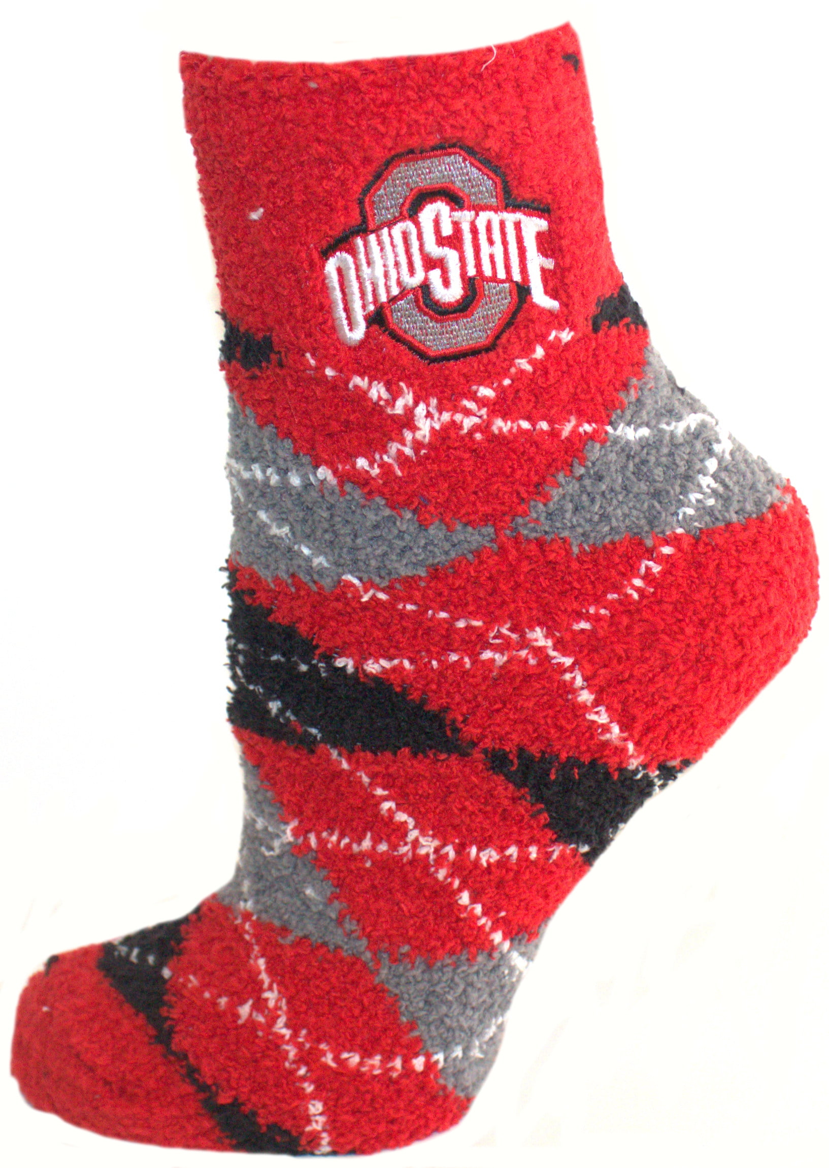 One Size Fits Most /… NCAA Ohio State Buckeyes Argyle Unisex Crew Cut Socks