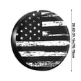 thumbnail image 3 of PVC Tire Cover,Leather Imitation Spare Tire Protector,SUV Trailer Tire Shield,Waterproof Heavy-Duty Tire Cover,Adjustable Drawstring Tire Guard,Outdoor Weather Resistant,Windproof Durable Cover, 3 of 6