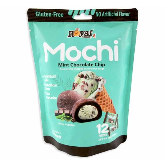 Royal Family Mochi Peg Bag Mint Chocolate Chip Gluten - Free