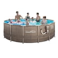 thumbnail image 4 of Summer Waves 14Ft x 48In Round Frame Above Ground Swimming Pool Set, 4 of 7
