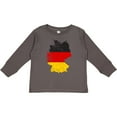 thumbnail image 3 of Inktastic German Map Flag Boys or Girls Long Sleeve Toddler T-Shirt, 3 of 5
