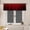Color 1, variant on AshasdS Red Gradient Pattern Window Valance Modern Curtain Valance Decorative Window Treatment Living Room Bedroom Decor