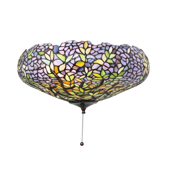 Meyda Tiffany 263231 Duffner And Kimberly Laburnum 18" Wide Single Ceiling Fan Light Kit -