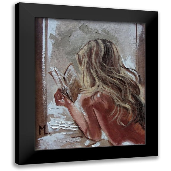 Luniak, Monika 12x14 Black Modern Framed Museum Art Print Titled - Good Book