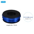 thumbnail image 2 of Uxcell 75.5ft Aluminum Wire, 2Pcs Jewelry Wire Aluminum Craft Wire 1mm 18 Gauge Wire for Jewelry Making Crafting, Blue, 2 of 4