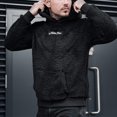 thumbnail image 3 of Gibobby Sudadera con Capucha para Hombre Sudadera con Bolsillo Tipo Canguro Tela Stretch Hombre(Negro,M), 3 of 4