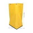 thumbnail image 3 of WEAVILUX Grey Oxford Cloth Replacement Bag for Cleaning Carts, Heavy Duty Cart Accessory, 3 of 8
