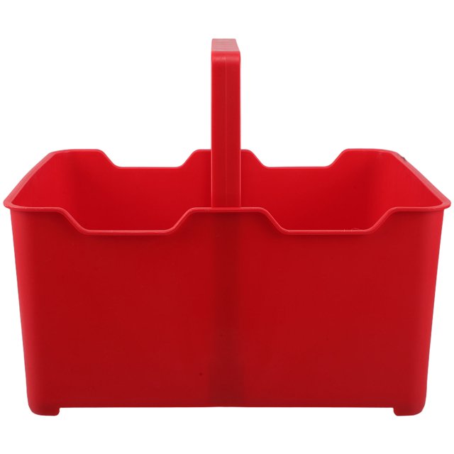 Houderco Caja Para De Bebida Roja De Plástico Con Mango Para Uso Y Reuniones