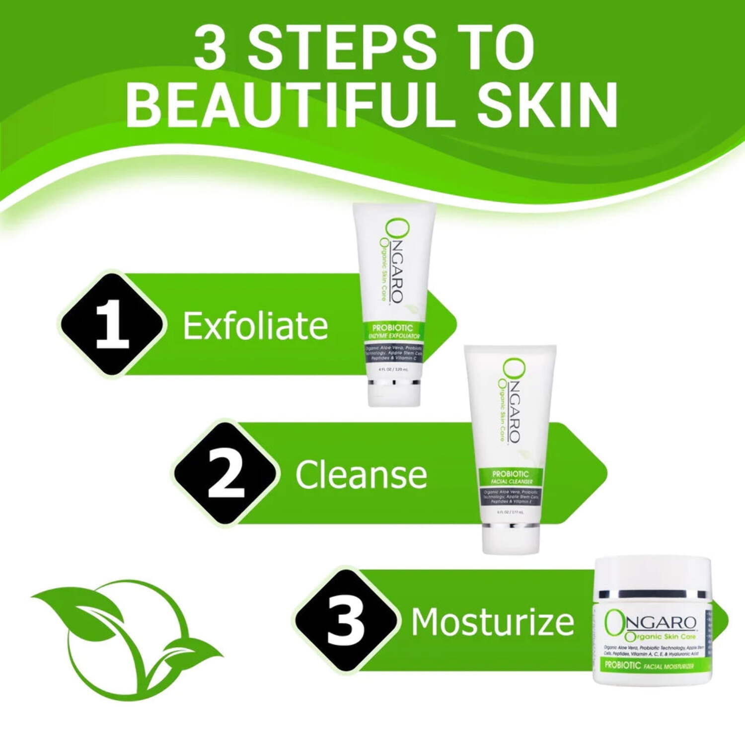 Ongaro Beauty Facial Cleanser, Hydrating Face Wash for Sensitive, Dry, Oily Skin