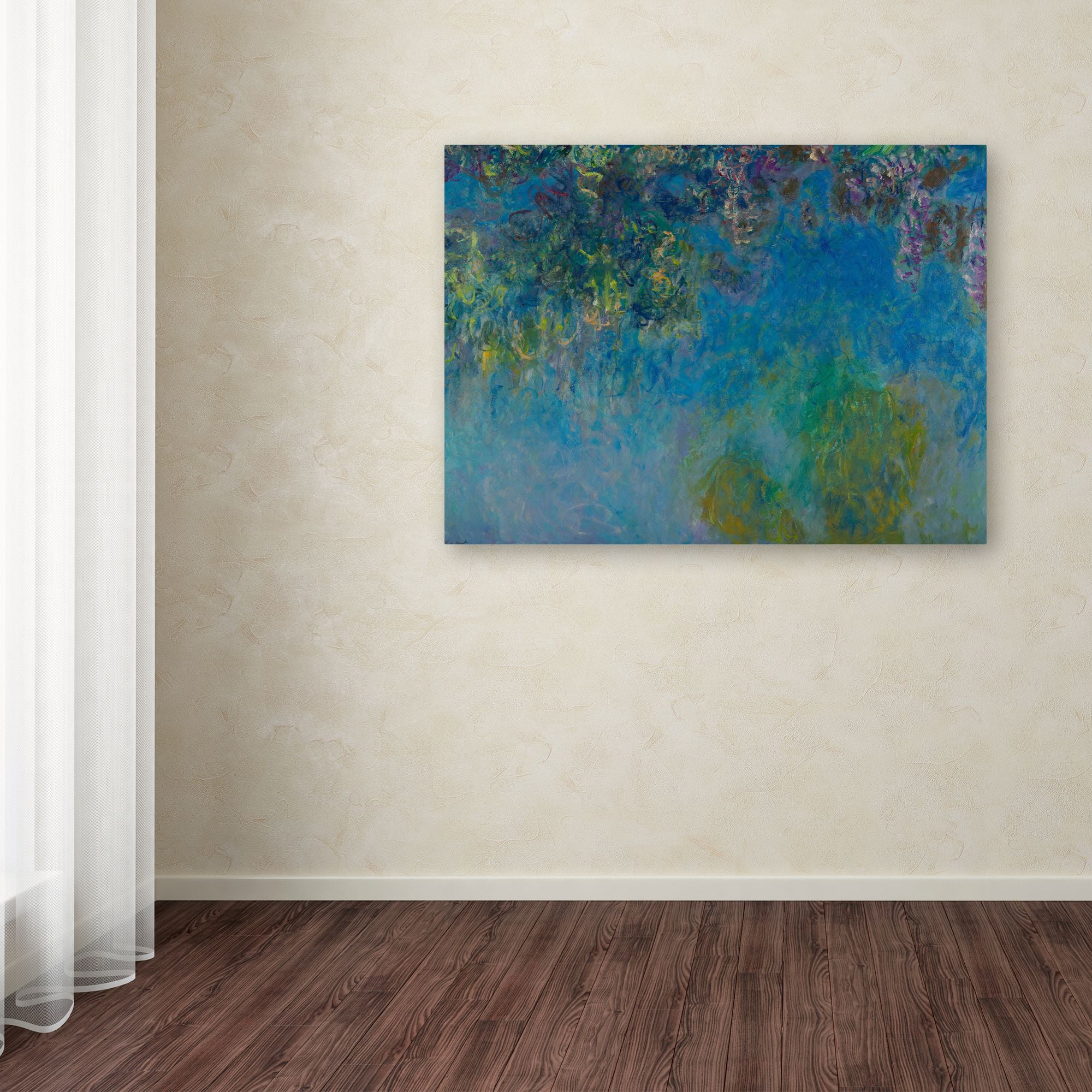 Monet 'Wisteria' Canvas Art