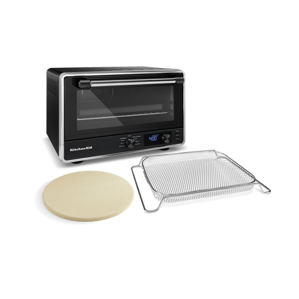 KitchenAid Digital Countertop Oven with Air Fry and Pizza | Matte Black