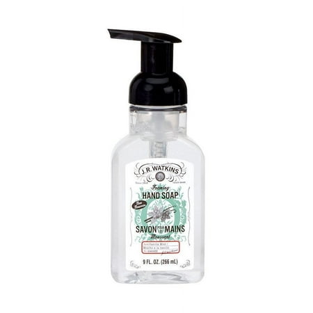 J R Watkins Foaming Hand Soap, Vanilla Mint, 9 fl oz (266 ml)