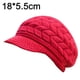 thumbnail image 2 of Gorro de punto cálido de invierno para mujer, gorro de lana para esquí y nieve, visera para el sol, 2 of 5