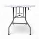 thumbnail image 5 of Mesa Plegable Blanca 1.80 m Tipo Portafolio Kinghouse, Ideal para Eventos, Jardín y Camping, Resistente  blanco, 5 of 6