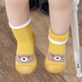 thumbnail image 3 of Toddler Sock Shoes Non Floor Toddler Walking Shoes Indoor Warm Knit Soft Sole Rubber Cotton Toddler Shoes Indoor Floor Moccasins for Boys Girls 2-3 Years, 3 of 3