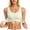 White, variant on ,Front Closure Bras for Women Push up Posture Corrector Racerback Wireless Yoga Bralettes Smooth Seamless Full Coverage Soft Comfortable Everyday Bras Beige M