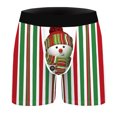 thumbnail image 2 of Calzoncillos bóxer cómodos para hombre, transpirables, con estampado digital navideño Pompotops qyievc3728, 2 of 7