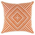 thumbnail image 2 of TreeWool (Pack of 2) Kaleidoscope Accent Decorative Square Cotton Throw Pillow Covers (22" x 22", Orange), 2 of 6