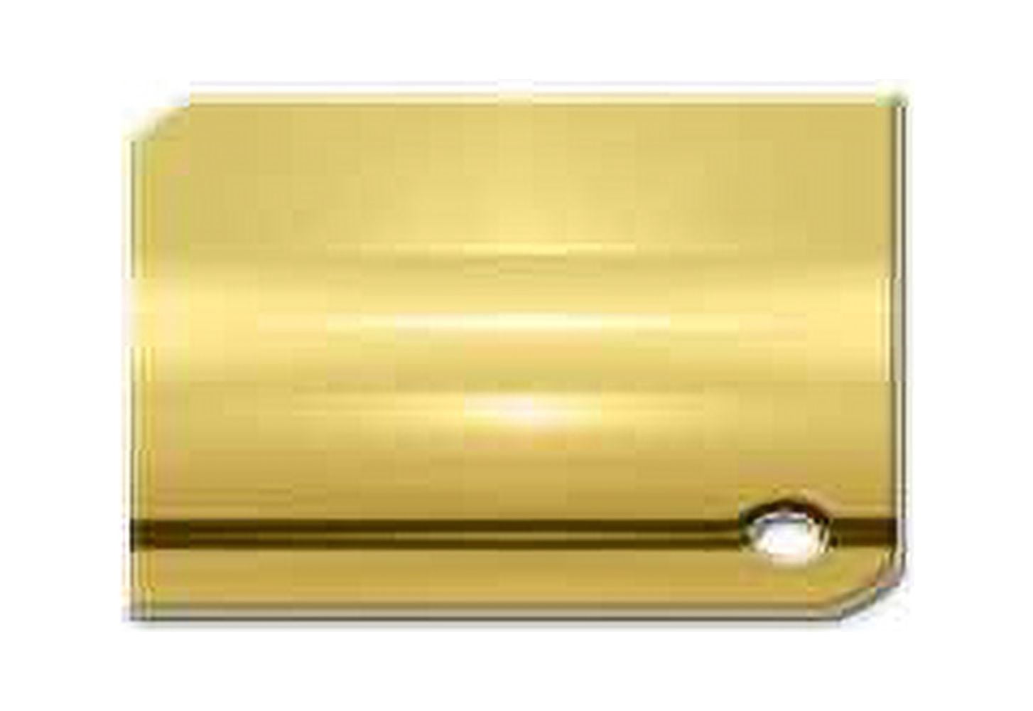 RN6-2 6" Numbers; Solid Brass; Lifetime Brass Finish